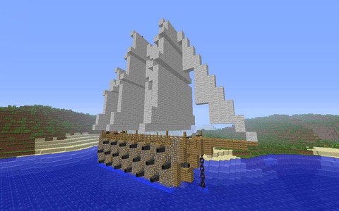 我的世界大船怎么做